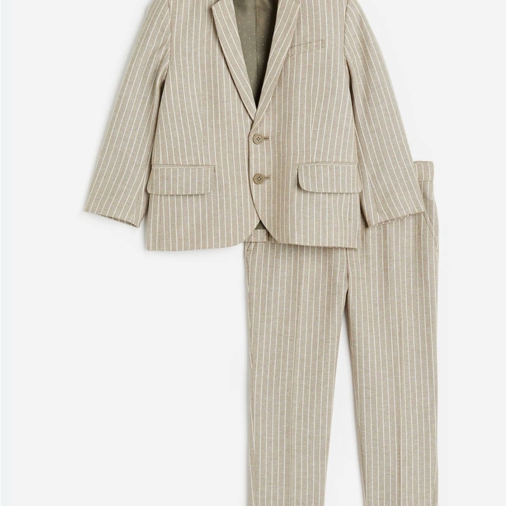 H&M Pinstripe Suit for boy US 8